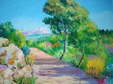 PLS01 beautiful landscape garden Oil Paintings